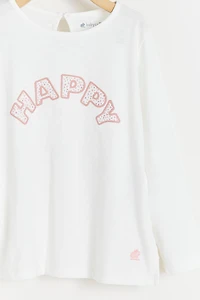 Roses Print Long Sleeve Top