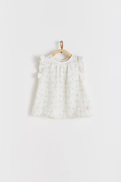 Emily Flutter Sleeve Blouse