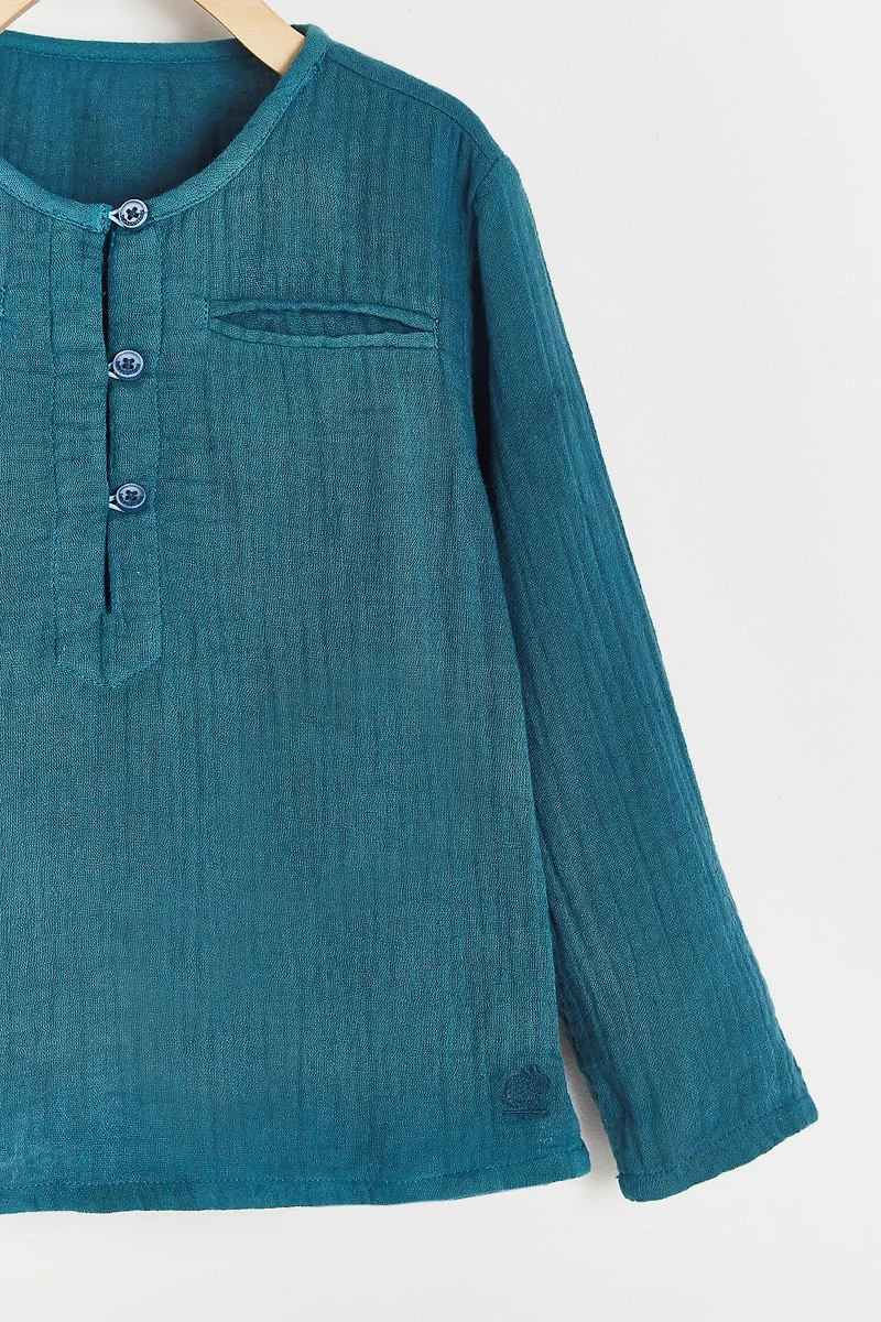 Paradise Mandarin Collar Shirt