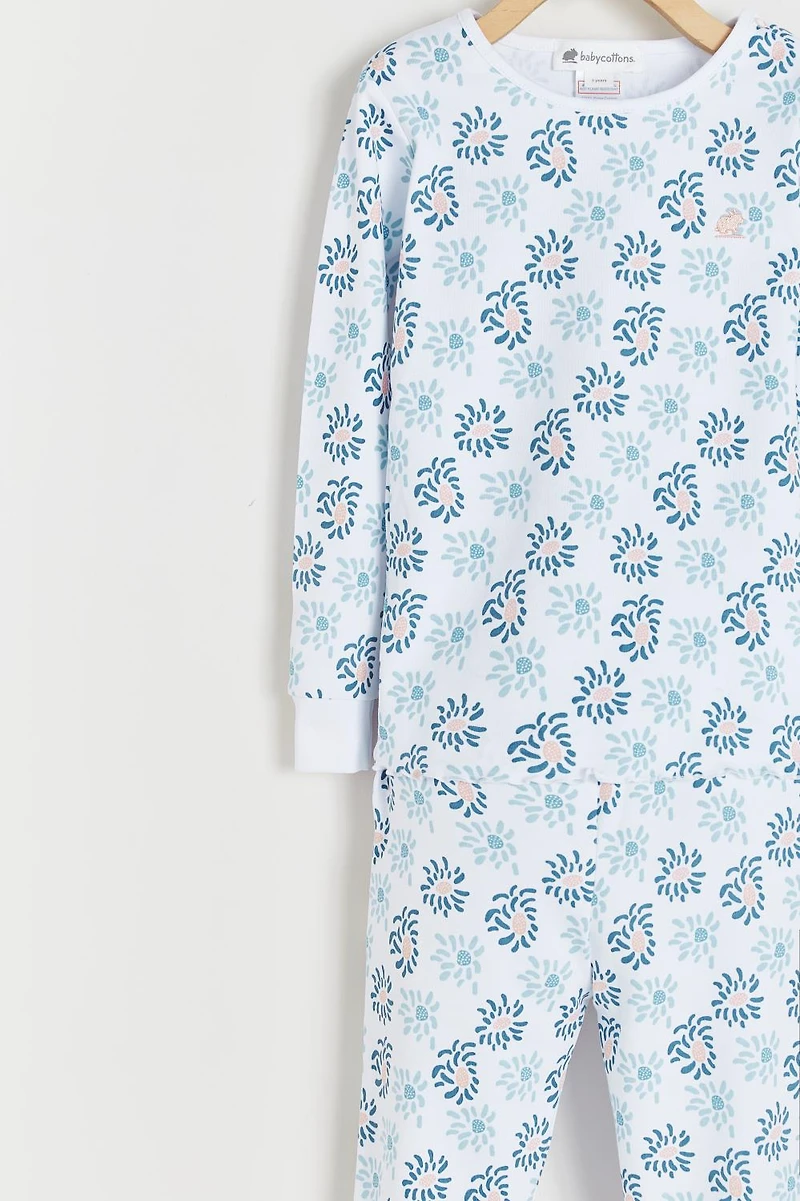 Waves Snug Fit Long Pajama Set