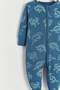 Rex Zip One-Piece Pajamas