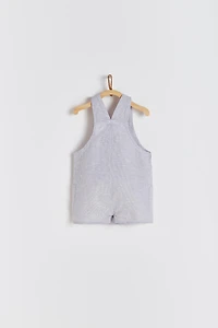 Grey Linen Shortall