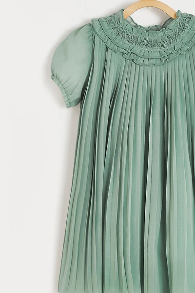 Jade Pleated Dress