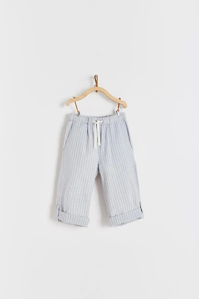 Grey Linen Pants