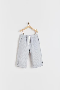 Grey Linen Pants