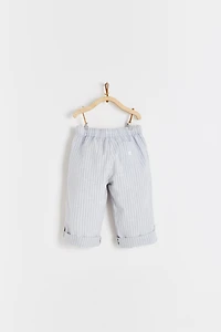 Grey Linen Pants