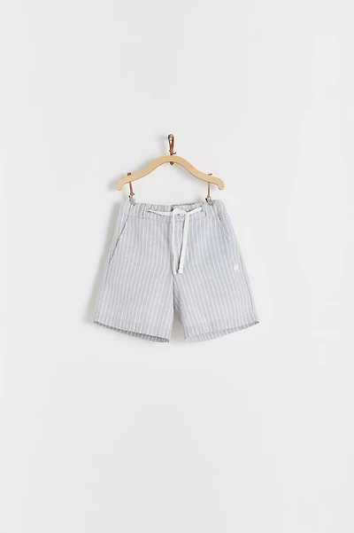 Grey Linen Bermuda