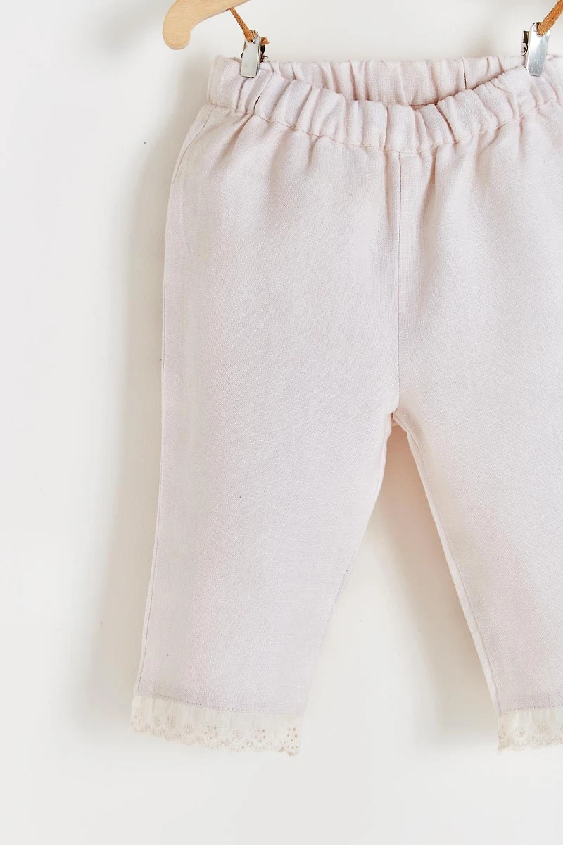 Linen Harem Baby Pants
