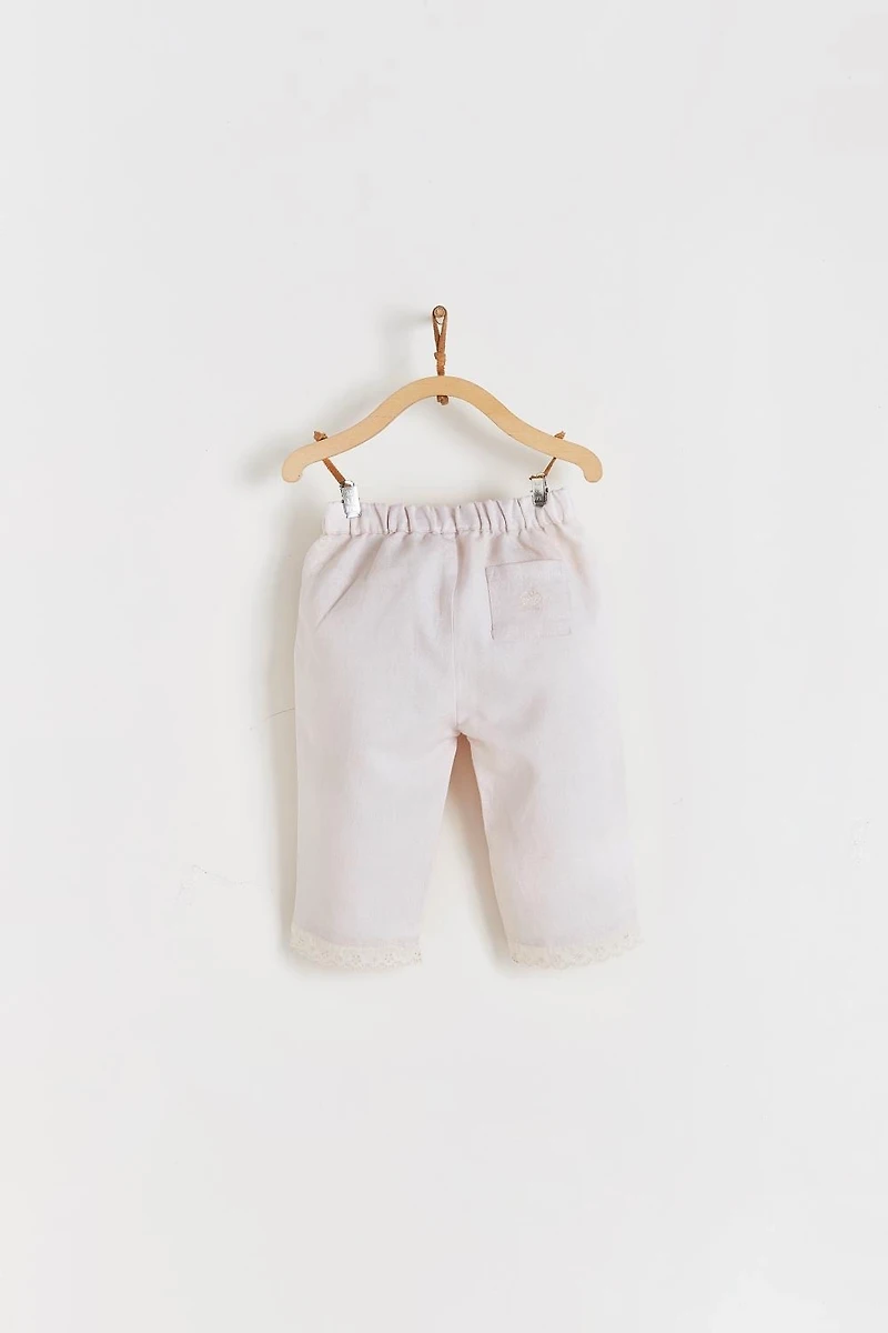 Linen Harem Baby Pants