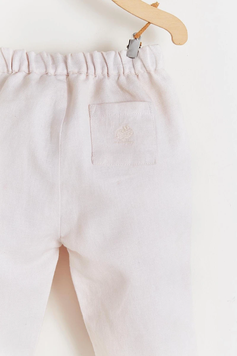 Linen Harem Baby Pants