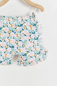 Malibu Printed Ruffle Baby Shorts
