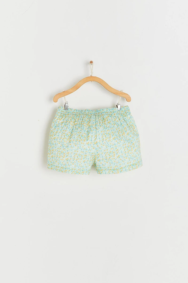 Nina Printed Bows Shorts