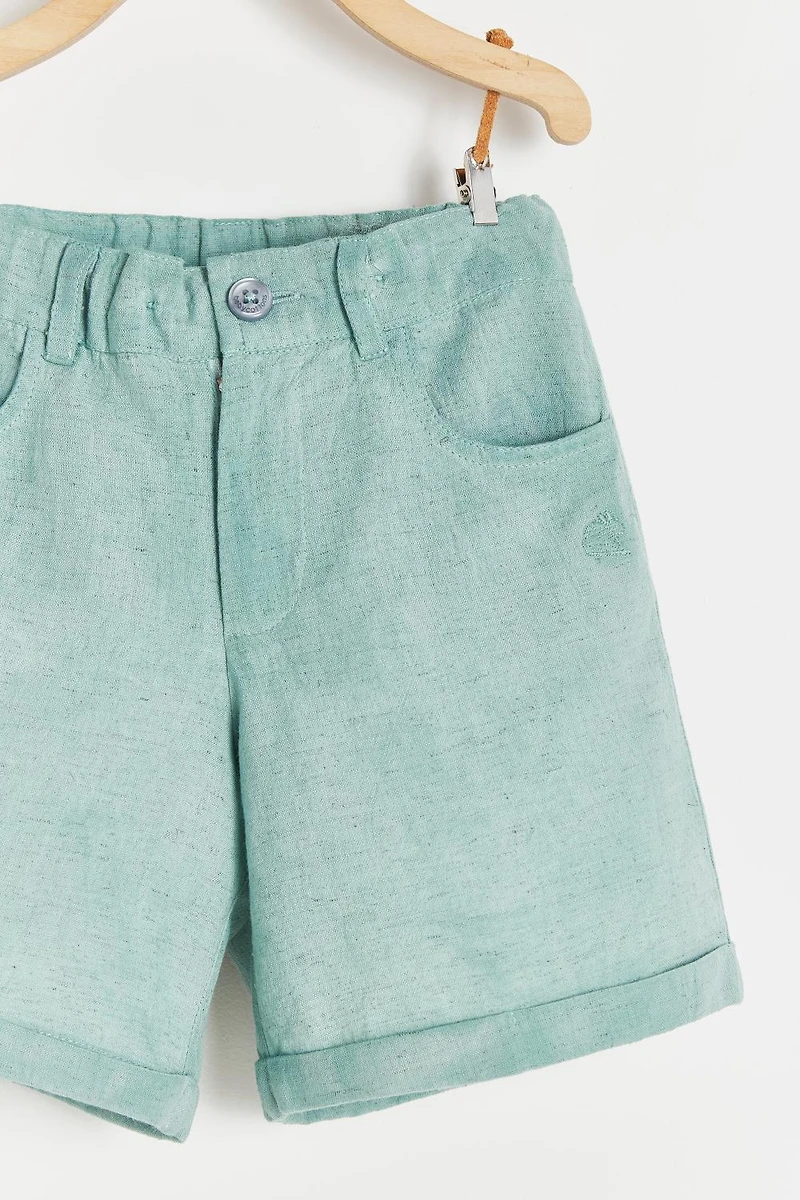 Linen Bermuda