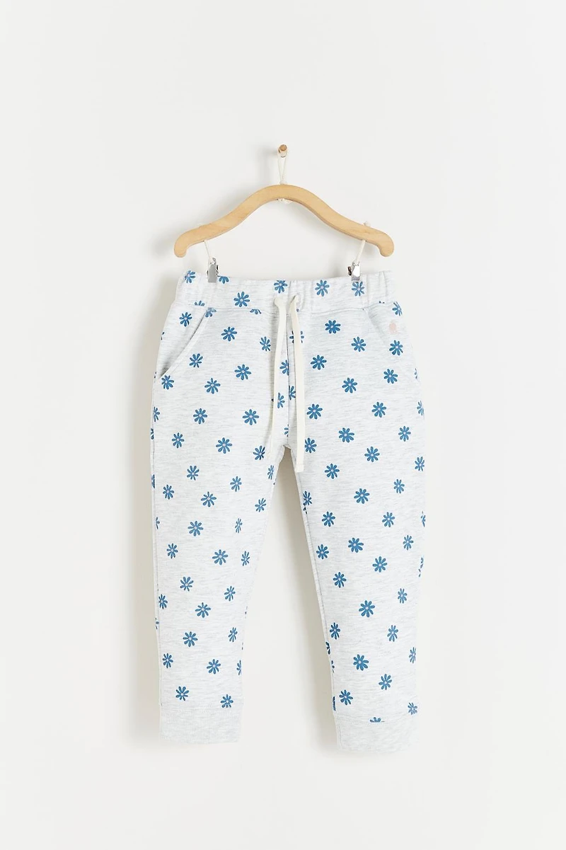 Daisy Print Jogger