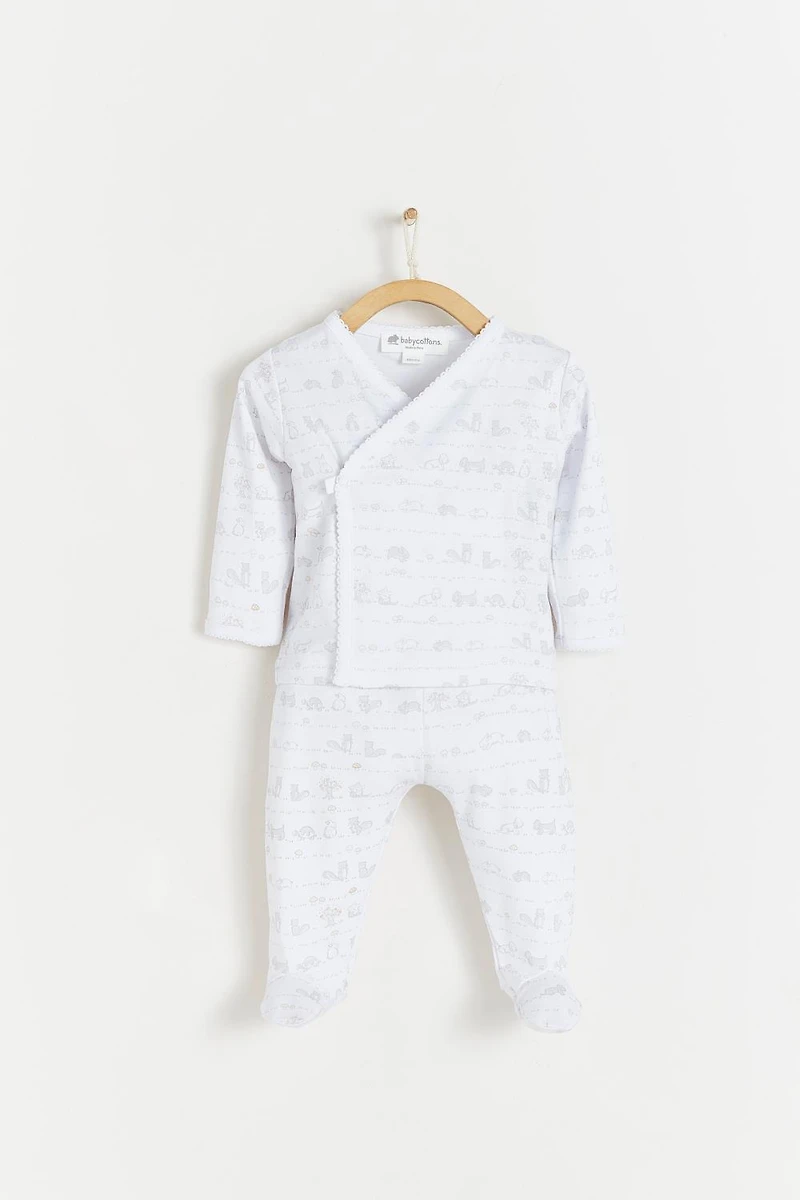 the Woods Kimono Top & Pants Set
