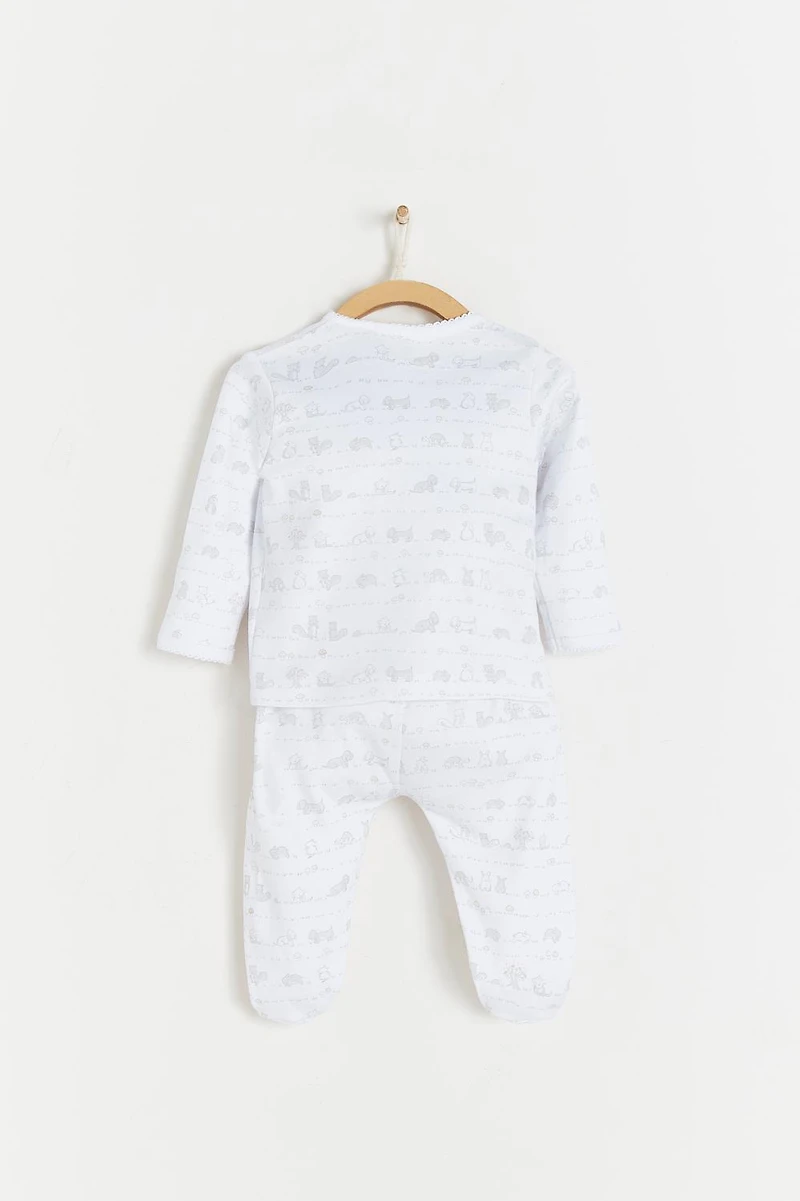 the Woods Kimono Top & Pants Set