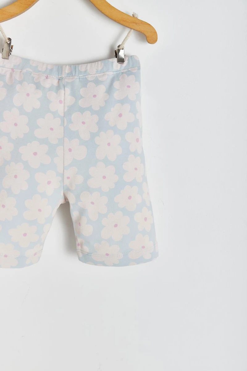 Flower Bike Shorts