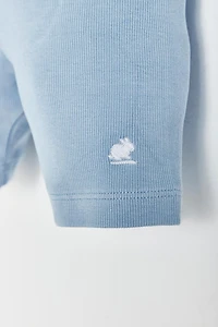 Ribbed Cotton Bike Shorts