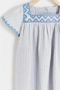 Grey Linen Dress