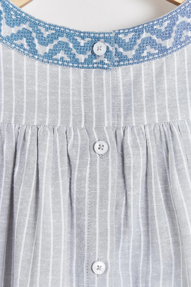 Grey Linen Dress
