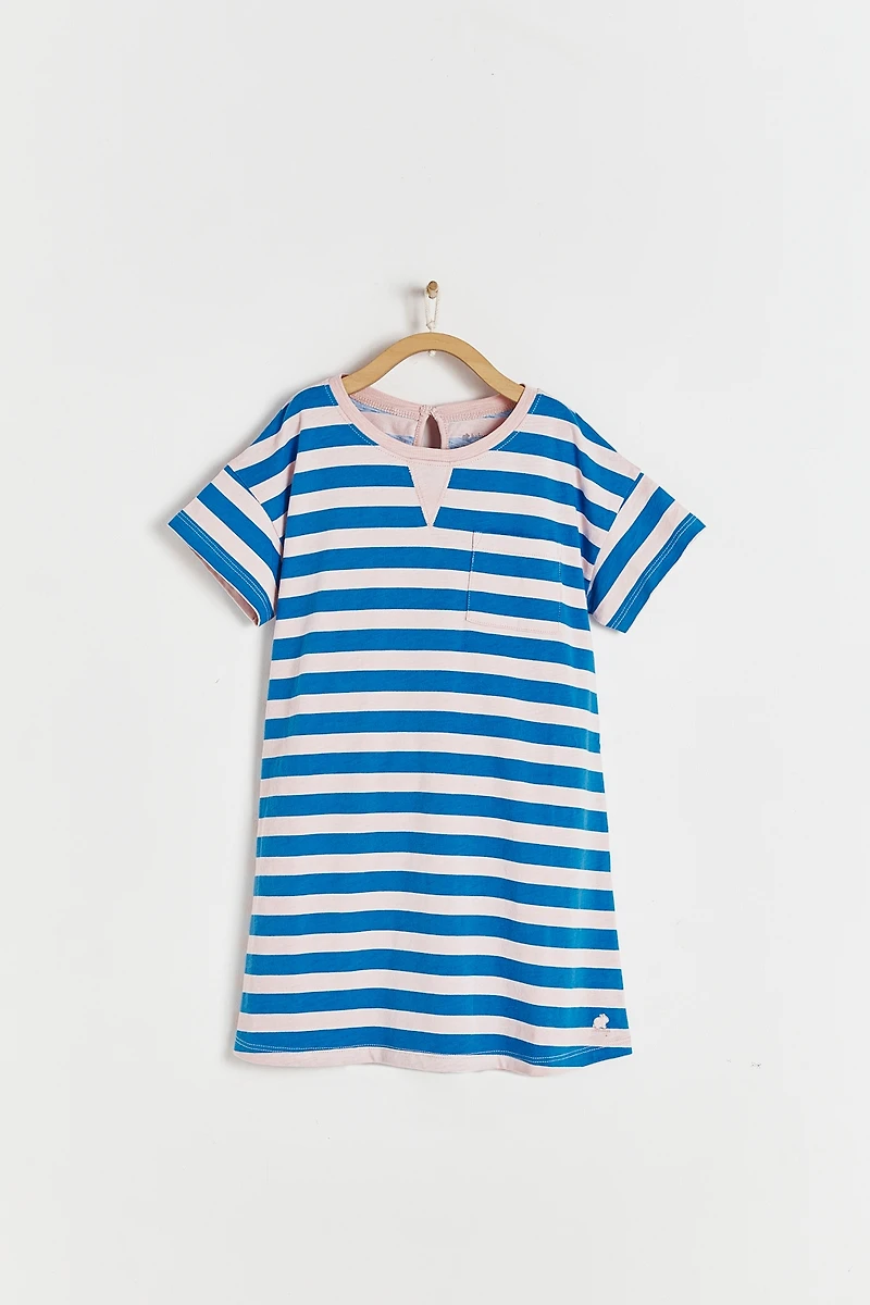 Fresia Striped Short Sleeve Dress