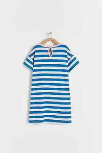 Fresia Striped Short Sleeve Dress