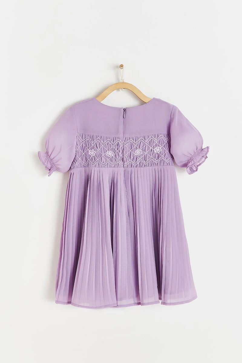Poppy Pleated Dress