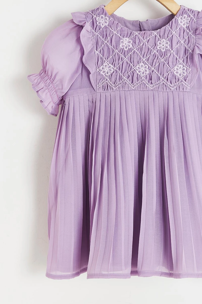Poppy Pleated Dress