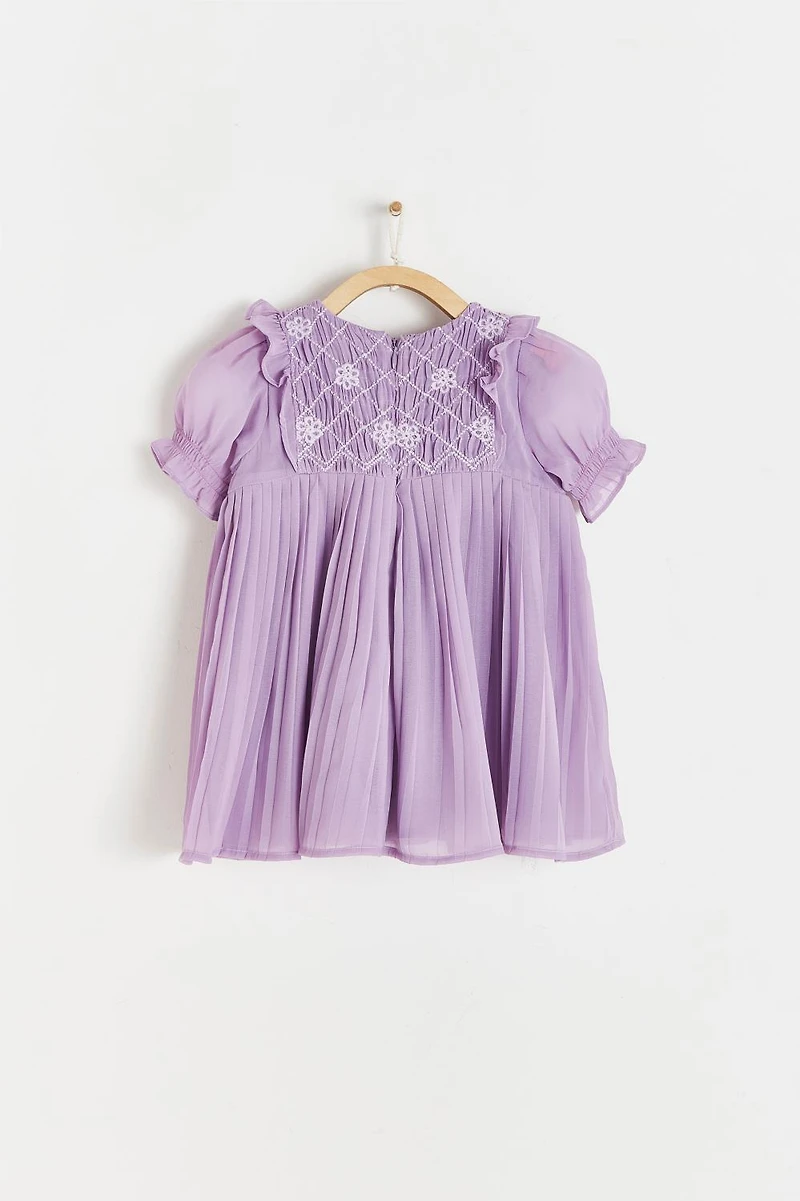 Poppy Pleated Dress