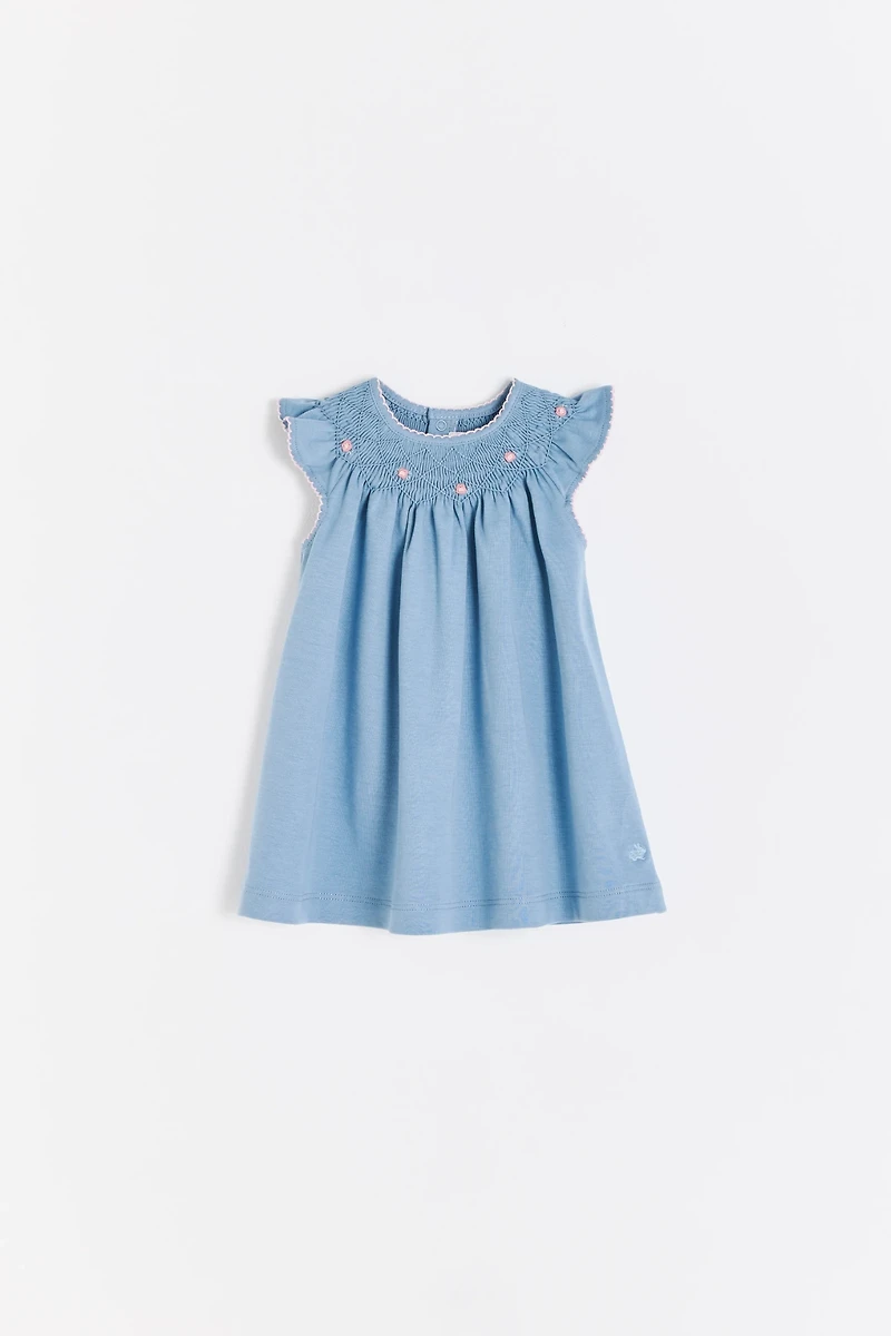 Peony Baby Dress Pima