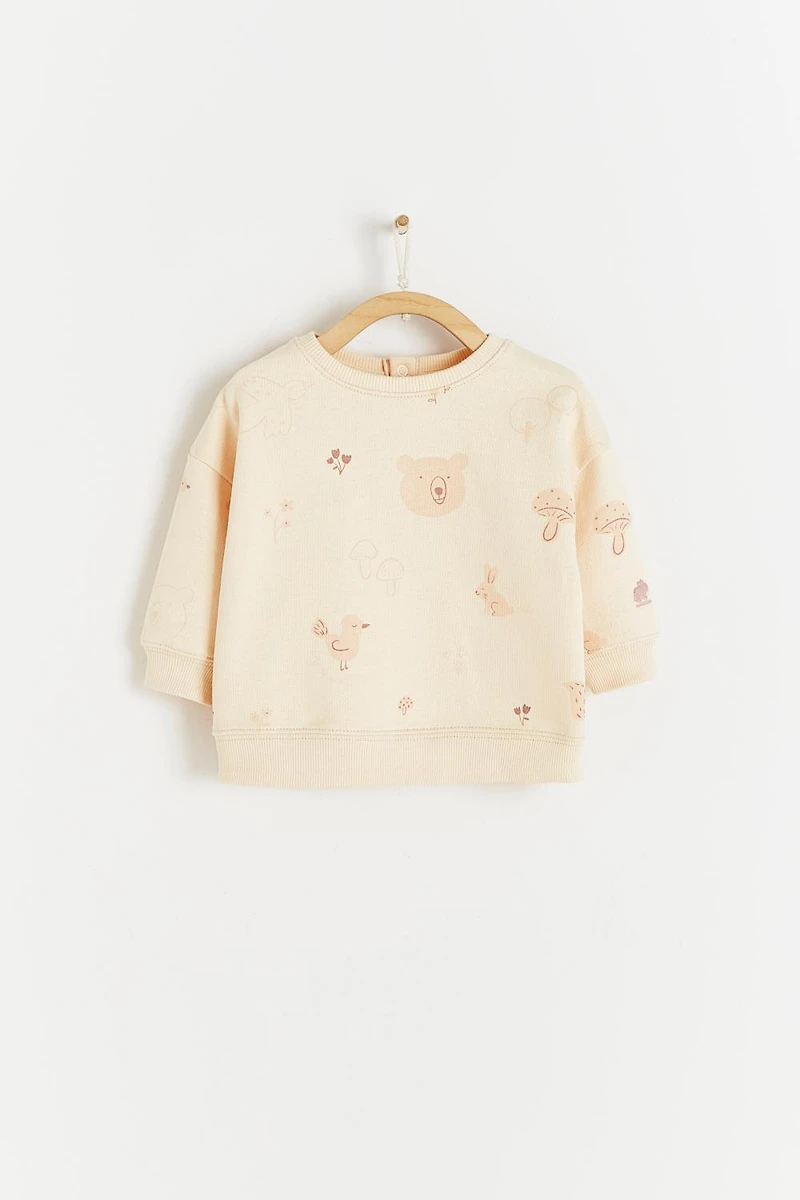 Tree Print Sweatshirt