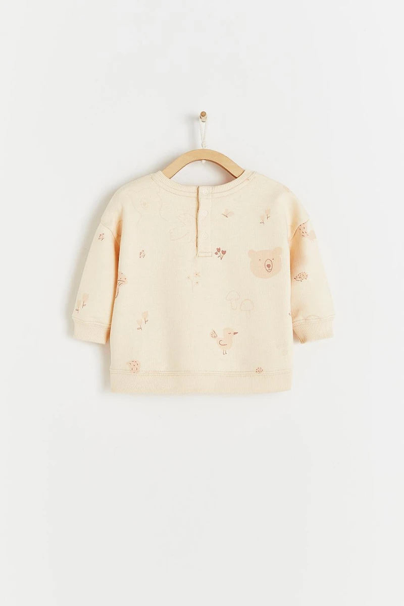 Tree Print Sweatshirt