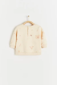 Tree Print Sweatshirt