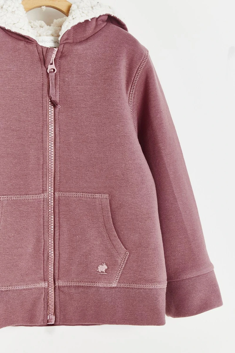Tree Fleece & Sherpa Hoodie