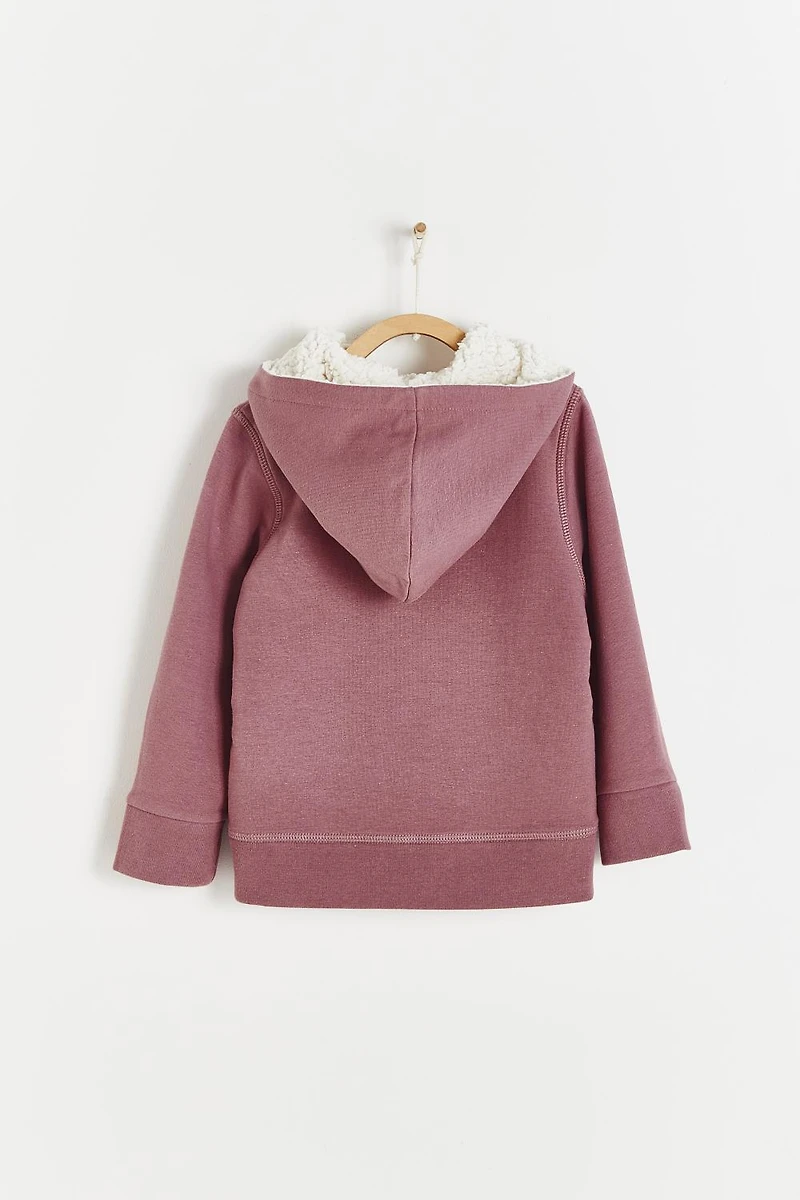 Tree Fleece & Sherpa Hoodie