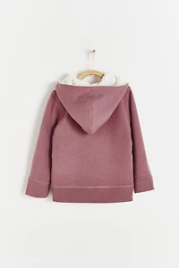 Tree Fleece & Sherpa Hoodie