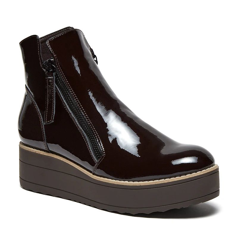 Nene Boot Chocolate Patent