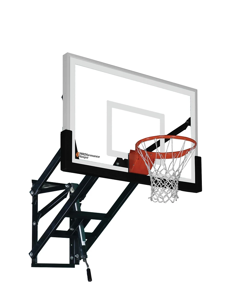 PROformance Wall Mount 54 Basketball System - Happy Backyards