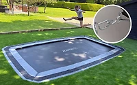 North Trampoline 10 x 17 In ground trampoline by Happy Backyards