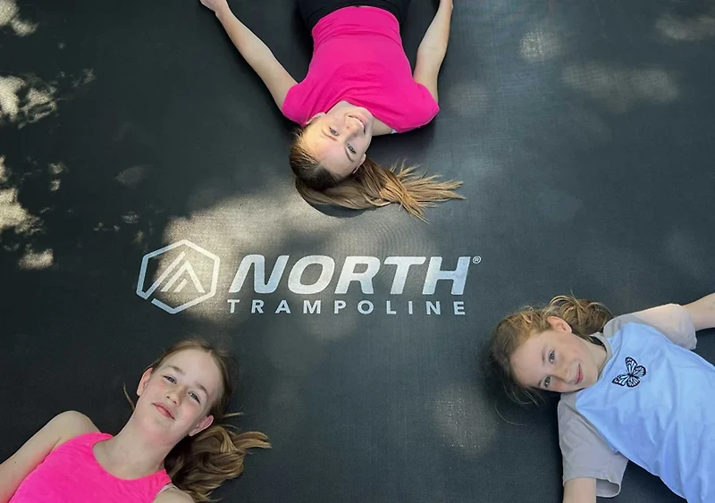 North Trampoline 10 x 17 In ground trampoline by Happy Backyards