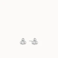 14k Ball Trinity Flat Back Stud Hypoallergenic Earrings | Rowan