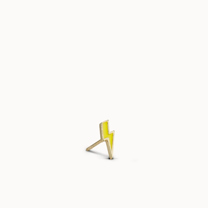 Lightning Bolt Stud Hypoallergenic Earrings | Rowan