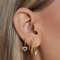 Tube Hoops 20mm Hypoallergenic Earrings | Rowan