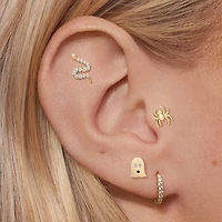 Friendly Ghost Studs Hypoallergenic Earrings | Rowan