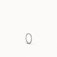 24k CZ Endless Hoop 10mm Hypoallergenic Earrings | Rowan