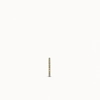 24k CZ Endless Hoop 10mm Hypoallergenic Earrings | Rowan