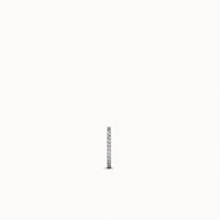 24k CZ Endless Hoop 10mm Hypoallergenic Earrings | Rowan
