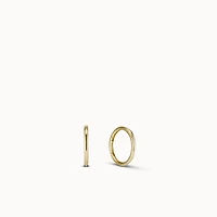 24k Endless Hoop 10mm Hypoallergenic Earrings | Rowan