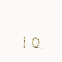 24k Endless Hoop 8mm Hypoallergenic Earrings | Rowan
