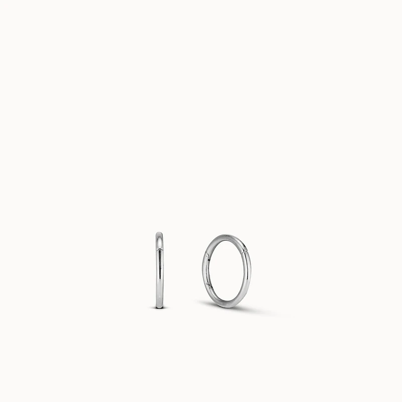 24k Endless Hoop 10mm Hypoallergenic Earrings | Rowan